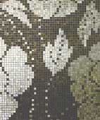 Wall Decor in Mosaic with Floral Design Wall Decor in Mosaic with Floral Design