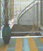 Glass and Wood Flooring on Mezzanine