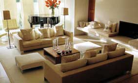 Example of a well considered living room layout
