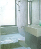 Maximize Bathroom Space with Sleek Scaled Down Fixtures