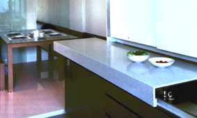 Maximize kitchen space with sliding countertop