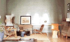Living Room Furniture Arrangement - seating area marked out with rug
