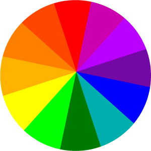color wheel for pairing colors